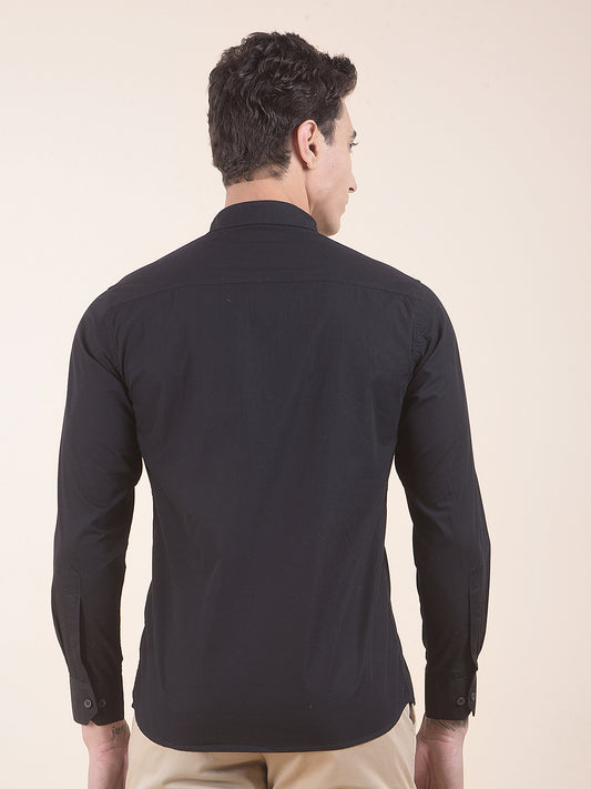 Casual Shirt for Men | Breathable & Soft with Color Fastness Slim Fit Pure Cotton Fabric Solid Pattern