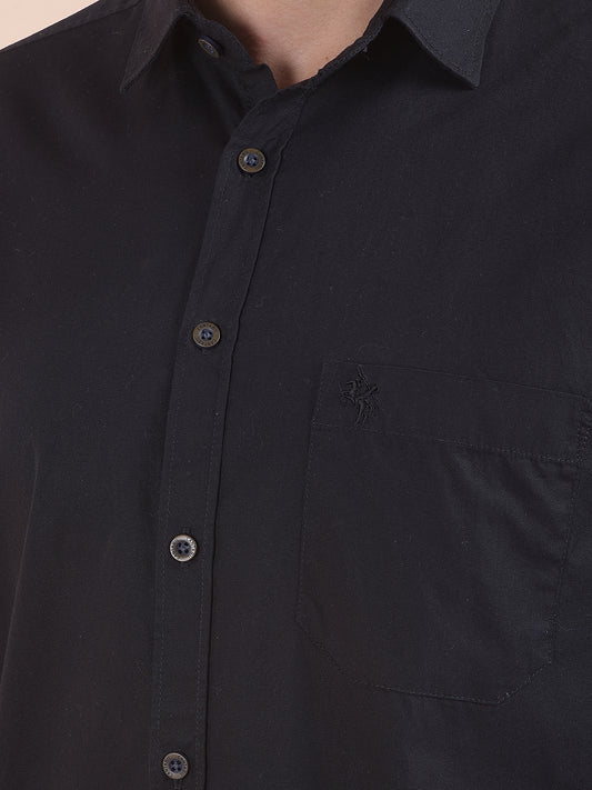 Casual Shirt for Men | Breathable & Soft with Color Fastness Slim Fit Pure Cotton Fabric Solid Pattern