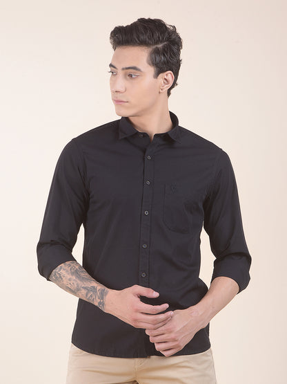 Casual Shirt for Men | Breathable & Soft with Color Fastness Slim Fit Pure Cotton Fabric Solid Pattern