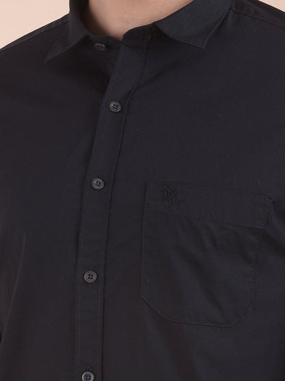 Casual Shirt for Men | Breathable & Soft with Color Fastness Slim Fit Pure Cotton Fabric Solid Pattern