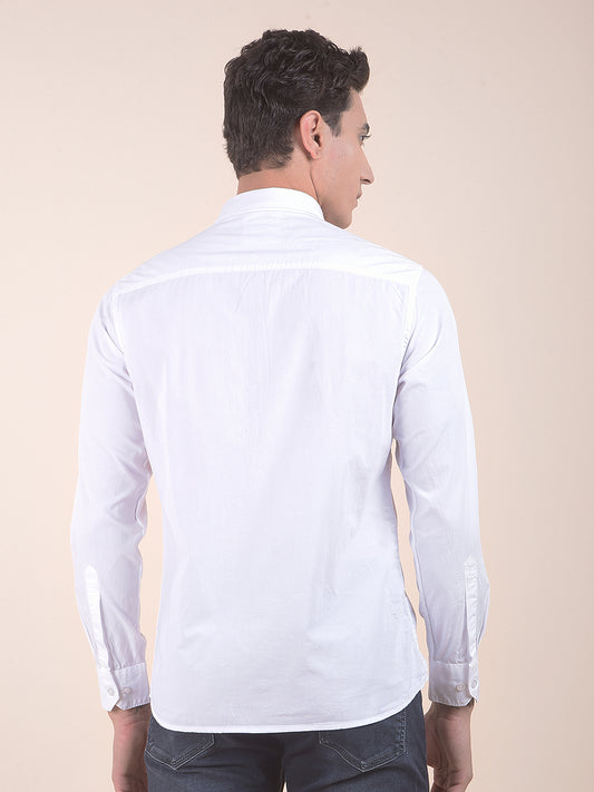 Casual Shirt for Men | Breathable & Soft with Color Fastness Slim Fit Pure Cotton Fabric Solid Pattern