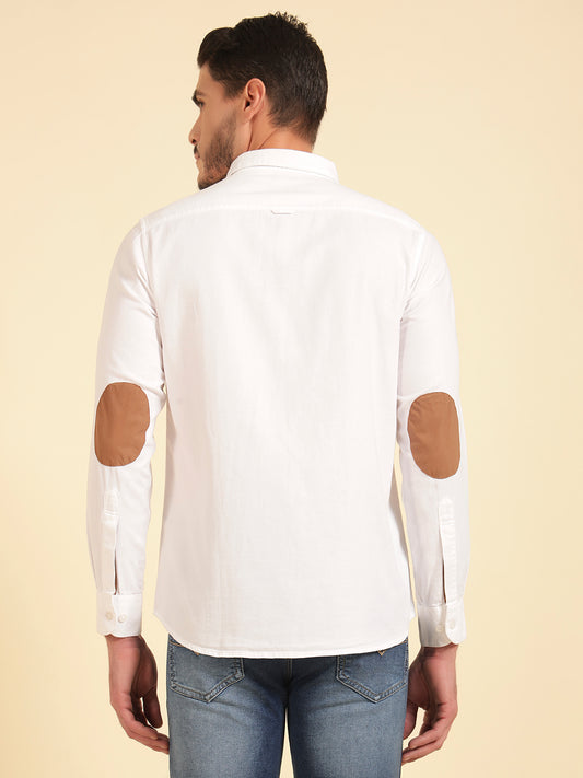 Casual Shirt for Men | Breathable & Soft with Color Fastness Regular Fit Cotton Fabric Solid Pattern