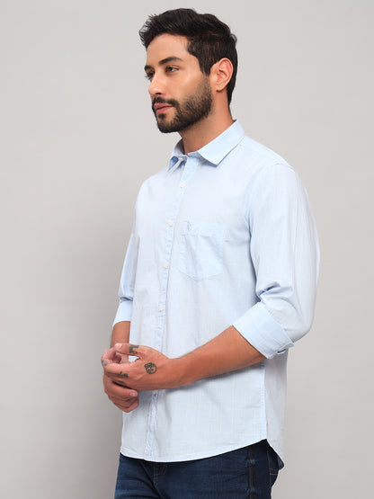 Casual Shirt for Men | Breathable & Soft with Color Fastness Regular Fit Spread Collar Neck Cotton Fabric Checkered Pattern
