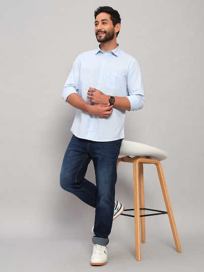 Casual Shirt for Men | Breathable & Soft with Color Fastness Regular Fit Spread Collar Neck Cotton Fabric Checkered Pattern