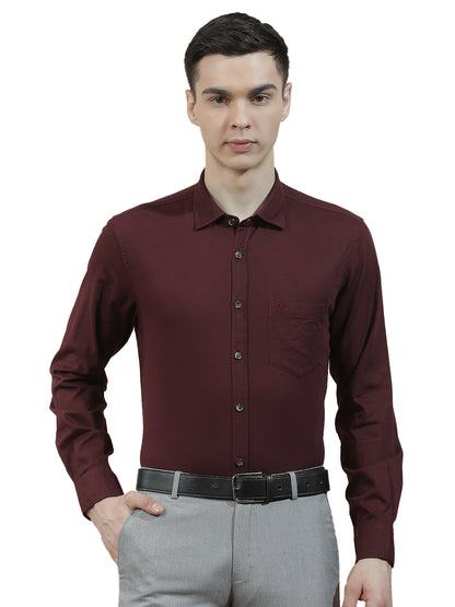 Casual Shirt for Men l Breathable & Soft with Color Fastness Slim Fit  Cotton Fabric Solid Pattern