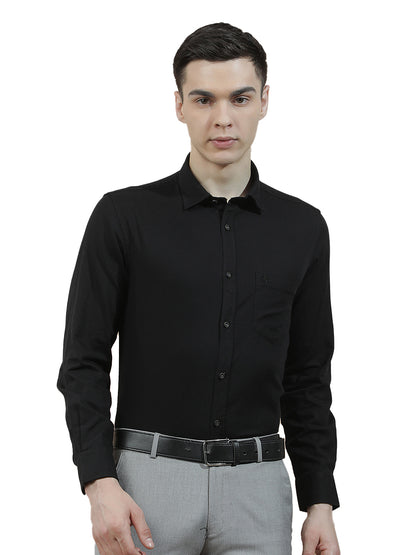 Casual Shirt for Men l Breathable & Soft with Color Fastness Slim Fit  Cotton Fabric Solid Pattern