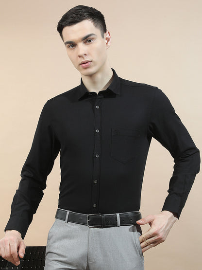 Casual Shirt for Men l Breathable & Soft with Color Fastness Slim Fit  Cotton Fabric Solid Pattern