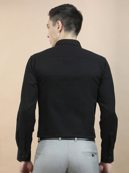 Casual Shirt for Men l Breathable & Soft with Color Fastness Slim Fit  Cotton Fabric Solid Pattern