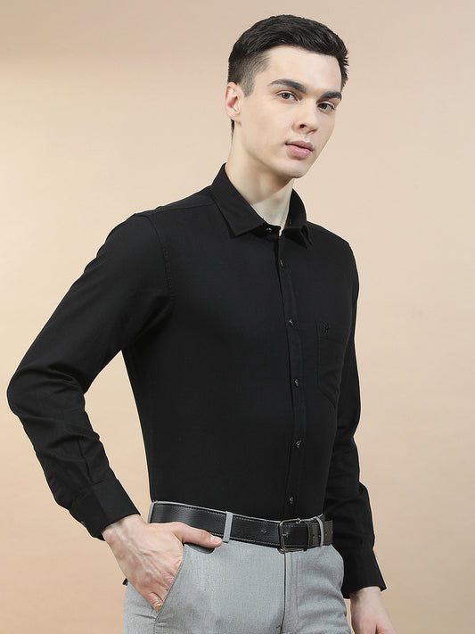 Casual Shirt for Men l Breathable & Soft with Color Fastness Slim Fit  Cotton Fabric Solid Pattern
