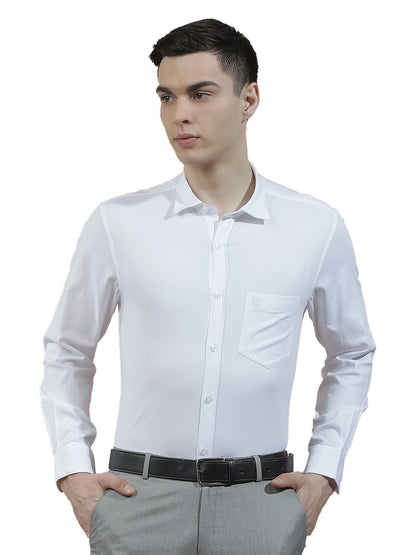 Casual Shirt for Men l Breathable & Soft with Color Fastness Slim Fit  Cotton Fabric Solid Pattern