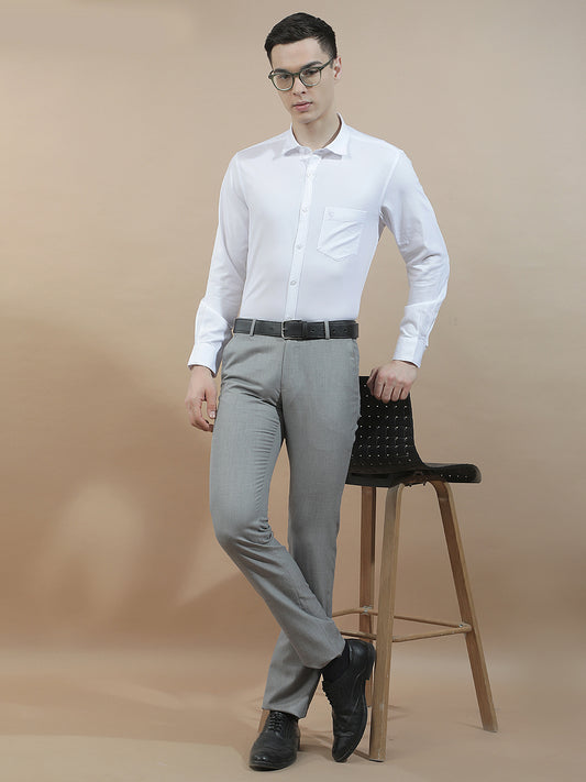 Casual Shirt for Men l Breathable & Soft with Color Fastness Slim Fit  Cotton Fabric Solid Pattern