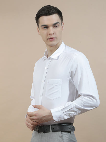 Casual Shirt for Men l Breathable & Soft with Color Fastness Slim Fit  Cotton Fabric Solid Pattern