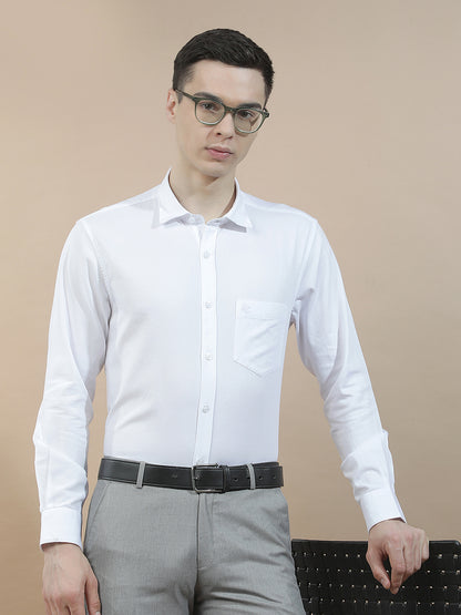 Casual Shirt for Men l Breathable & Soft with Color Fastness Slim Fit  Cotton Fabric Solid Pattern