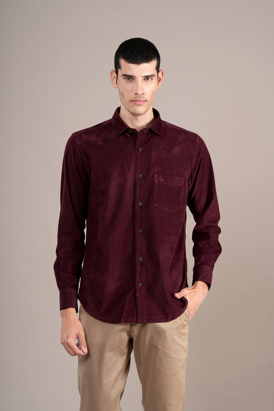 Casual Shirt for Men | Breathable & Soft with Color Fastness Regular Fit Spread Collar Neck Cotton Fabric Solid Pattern