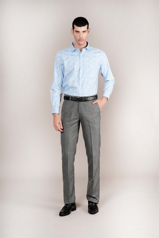 Casual Shirt for Men | Breathable & Soft with Color Fastness Regular Fit Spread Collar Neck Cotton Fabric Printed Pattern