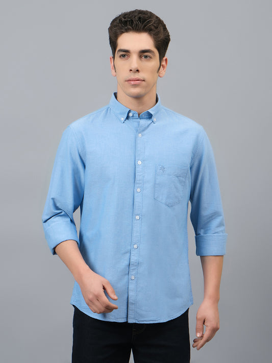 Casual Shirt for Men | Breathable & Soft with Color Fastness Regular Fit Spread Collar Neck Cotton Fabric Printed Pattern