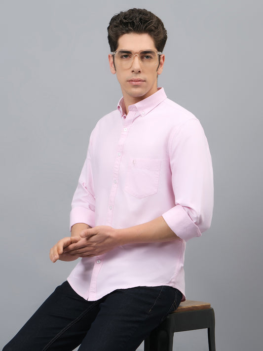 Casual Shirt for Men | Breathable & Soft with Color Fastness Regular Fit Spread Collar Neck Cotton Fabric Printed Pattern