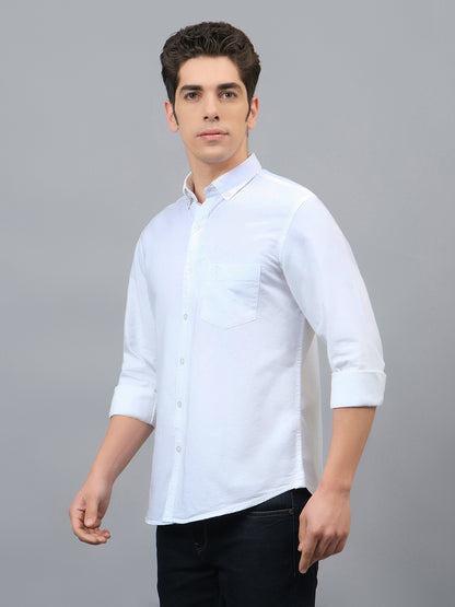 Casual Shirt for Men | Breathable & Soft with Color Fastness Regular Fit Spread Collar Neck Cotton Fabric Printed Pattern