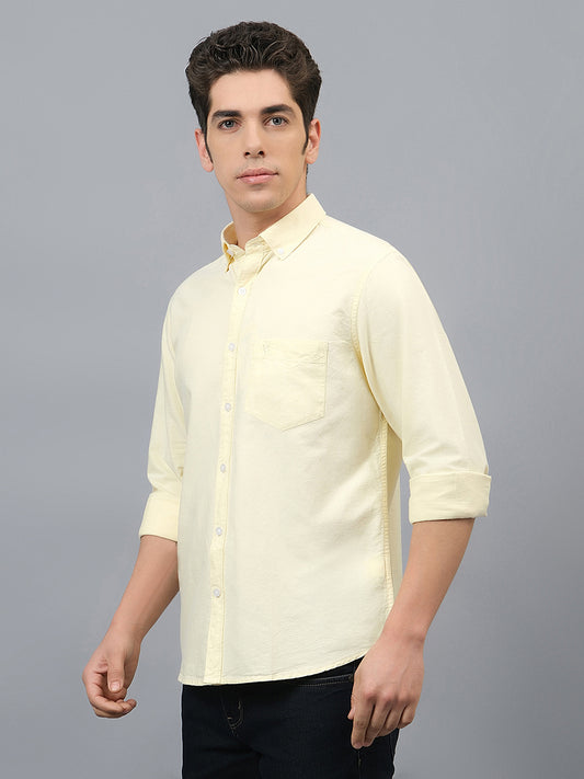 Casual Shirt for Men | Breathable & Soft with Color Fastness Regular Fit Spread Collar Neck Cotton Fabric Printed Pattern