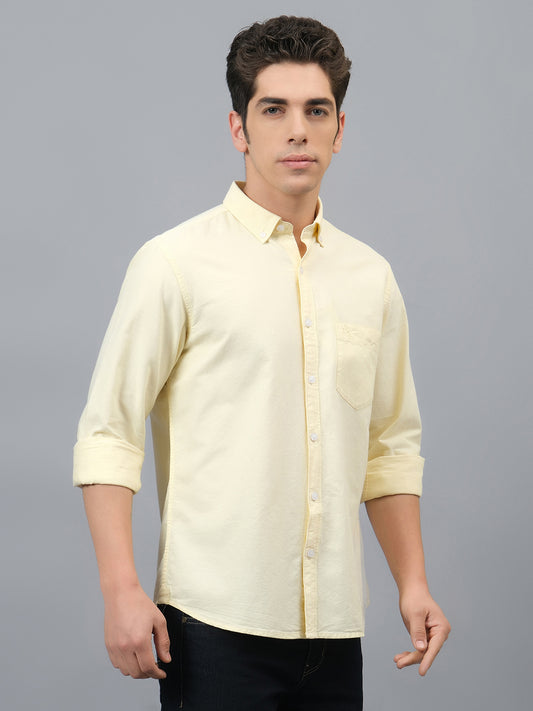 Casual Shirt for Men | Breathable & Soft with Color Fastness Regular Fit Spread Collar Neck Cotton Fabric Printed Pattern