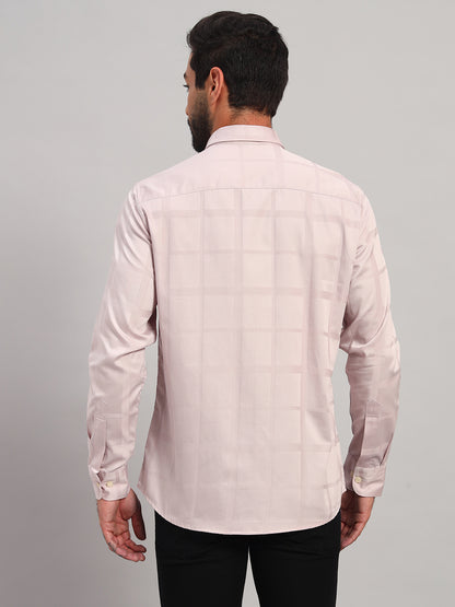 Casual Shirt for Men | Breathable & Soft with Color Fastness Regular Fit Spread Collar Neck Cotton Fabric Checkered Pattern