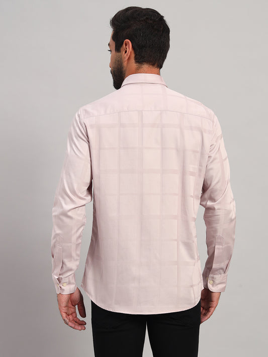Casual Shirt for Men | Breathable & Soft with Color Fastness Regular Fit Spread Collar Neck Cotton Fabric Checkered Pattern
