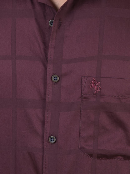 Casual Shirt for Men | Breathable & Soft with Color Fastness Regular Fit Spread Collar Neck Cotton Fabric Checkered Pattern