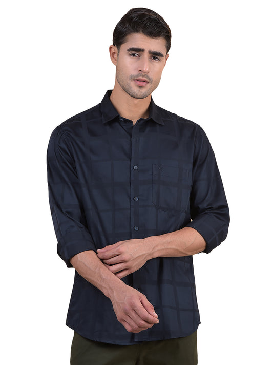 Casual Shirt for Men | Breathable & Soft with Color Fastness Regular Fit Spread Collar Neck Cotton Fabric Checkered Pattern