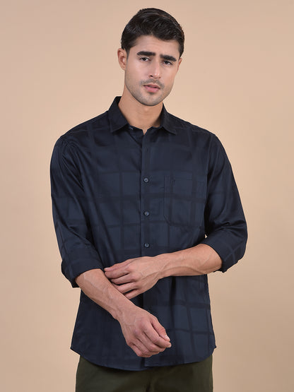 Casual Shirt for Men | Breathable & Soft with Color Fastness Regular Fit Spread Collar Neck Cotton Fabric Checkered Pattern