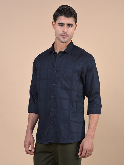 Casual Shirt for Men | Breathable & Soft with Color Fastness Regular Fit Spread Collar Neck Cotton Fabric Checkered Pattern