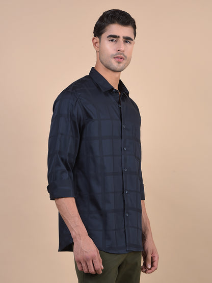 Casual Shirt for Men | Breathable & Soft with Color Fastness Regular Fit Spread Collar Neck Cotton Fabric Checkered Pattern