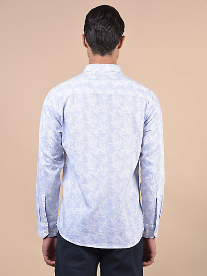 Casual Shirt for Men | Breathable & Soft with Color Fastness Regular Fit Spread Collar Neck Cotton Fabric Printed Pattern