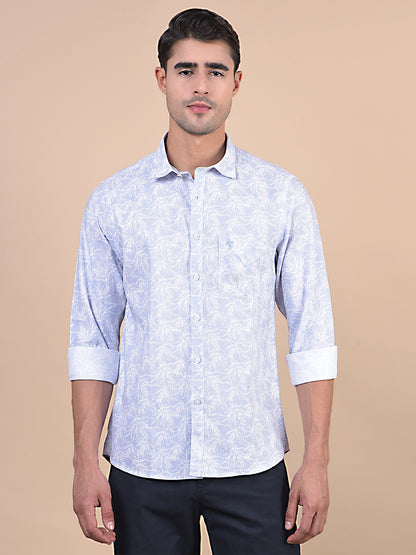 Casual Shirt for Men | Breathable & Soft with Color Fastness Regular Fit Spread Collar Neck Cotton Fabric Printed Pattern