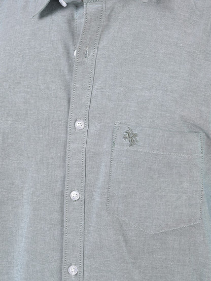 Casual Shirt for Men | Breathable & Soft with Color Fastness Regular Fit Spread Collar Neck Cotton Fabric Self Design Pattern