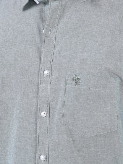 Casual Shirt for Men | Breathable & Soft with Color Fastness Regular Fit Spread Collar Neck Cotton Fabric Self Design Pattern