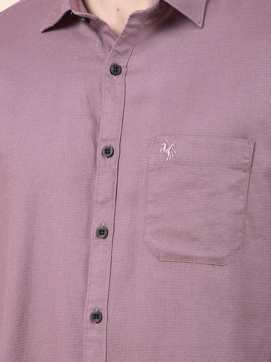 Casual Shirt for Men | Breathable & Soft with Color Fastness Slim Cotton Blend Fabric Solid Pattern
