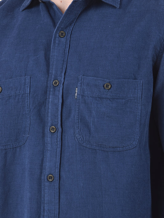 Casual Shirt for Men | Breathable & Soft with Color Fastness Slim Cotton Fabric Solid Pattern