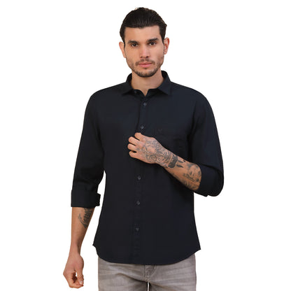 Shirt for Men | Breathable & Soft with Color Fastness Regular Fit Spread Collar Pure Cotton Fabric Checkered Pattern