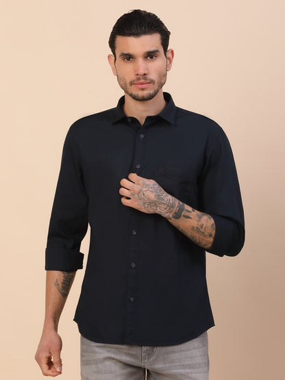 Shirt for Men | Breathable & Soft with Color Fastness Regular Fit Spread Collar Pure Cotton Fabric Checkered Pattern