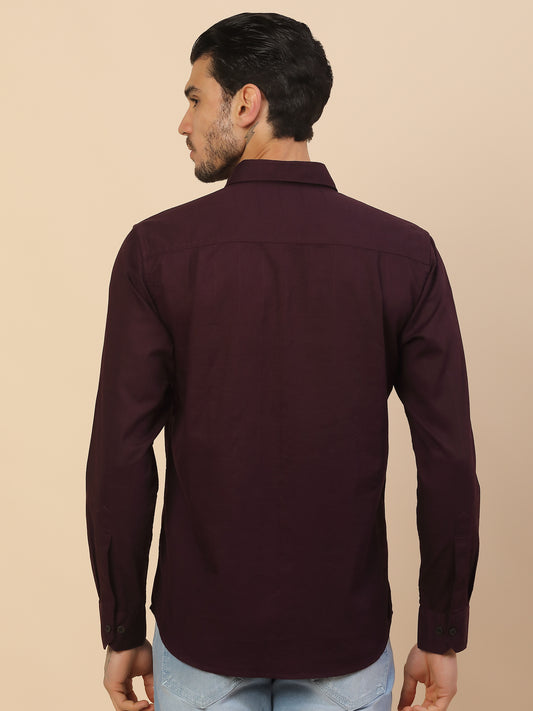 Shirt for Men | Breathable & Soft with Color Fastness Regular Fit Spread Collar Pure Cotton Fabric Checkered Pattern