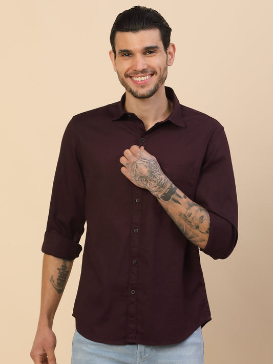 Shirt for Men | Breathable & Soft with Color Fastness Regular Fit Spread Collar Pure Cotton Fabric Checkered Pattern