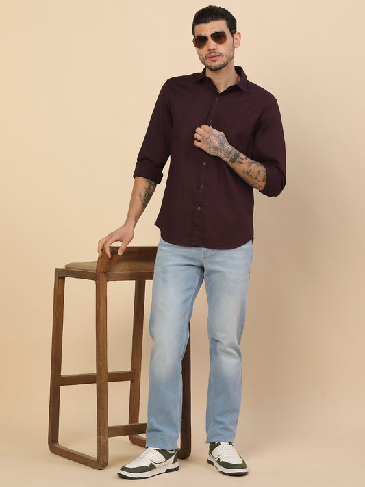 Shirt for Men | Breathable & Soft with Color Fastness Regular Fit Spread Collar Pure Cotton Fabric Checkered Pattern