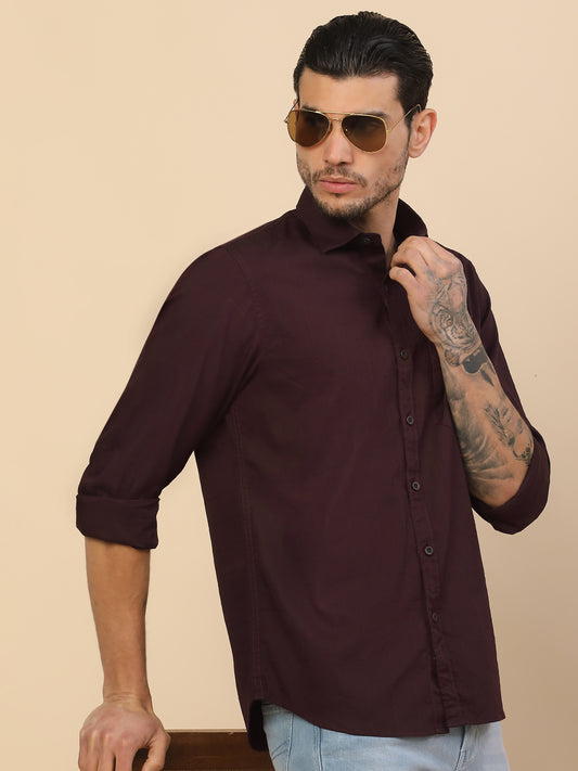 Shirt for Men | Breathable & Soft with Color Fastness Regular Fit Spread Collar Pure Cotton Fabric Checkered Pattern