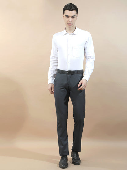 Casual Shirt for Men l Breathable & Soft with Color Fastness Slim Fit Cotton-Linen Fabric Solid Pattern