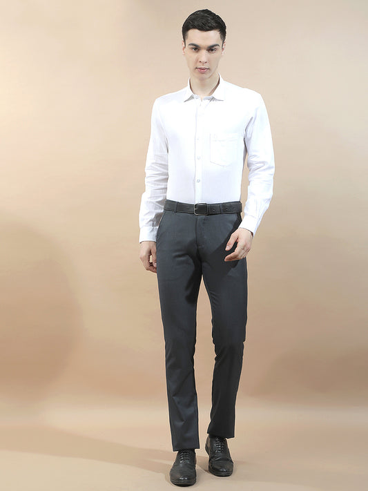 Casual Shirt for Men l Breathable & Soft with Color Fastness Slim Fit Cotton-Linen Fabric Solid Pattern