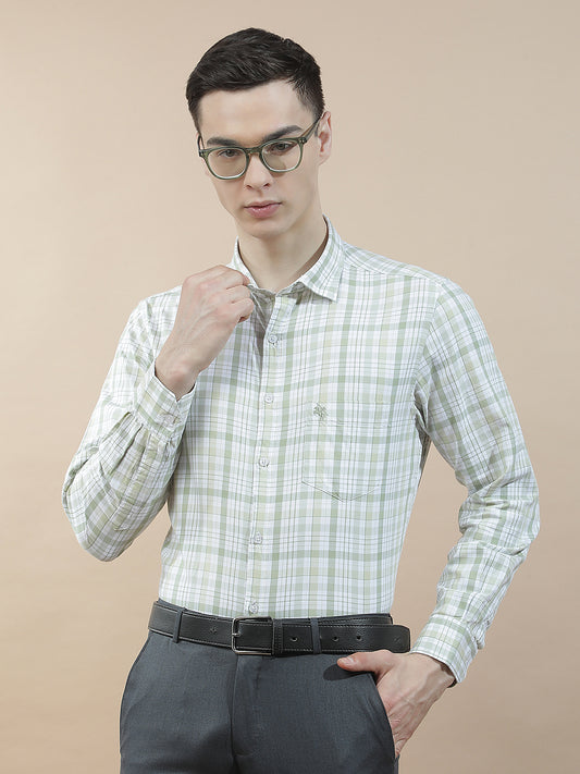 Casual Shirt for Men l Breathable & Soft with Color Fastness Slim Fit  Cotton Fabric Checkered Pattern