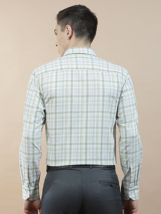 Casual Shirt for Men l Breathable & Soft with Color Fastness Slim Fit  Cotton Fabric Checkered Pattern