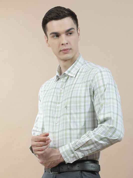 Casual Shirt for Men l Breathable & Soft with Color Fastness Slim Fit  Cotton Fabric Checkered Pattern