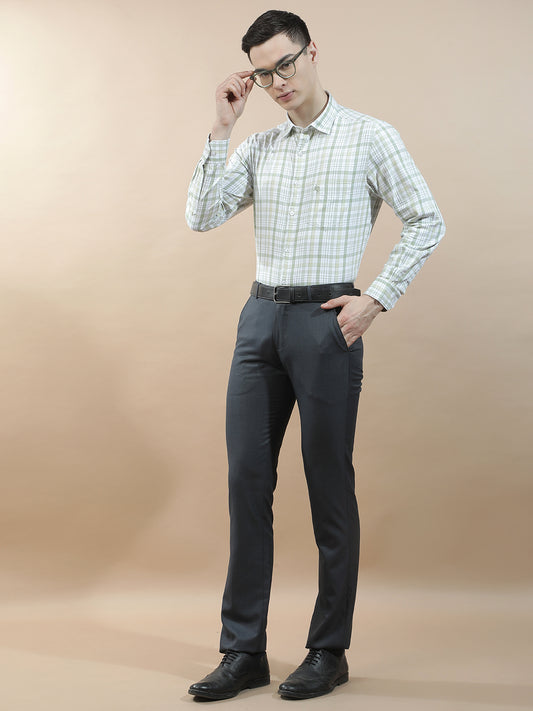 Casual Shirt for Men l Breathable & Soft with Color Fastness Slim Fit  Cotton Fabric Checkered Pattern