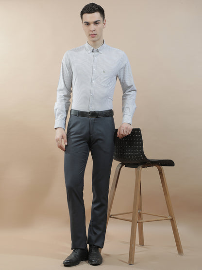 Casual Shirt for Men l Breathable & Soft with Color Fastness Slim Fit  Cotton Fabric Striped Pattern